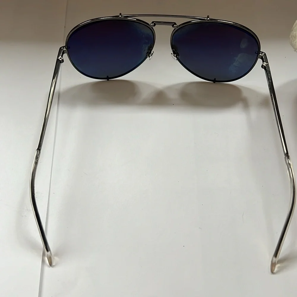 Diff Men’s Aviator Chrome Dark Silver Eyewear Sunglasses